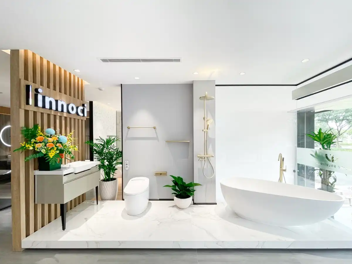 ĐẮM CHÌM TRONG KHÔNG GIAN PHÒNG TẮM SANG TRỌNG TẠI CĂN HỘ CAO CẤP LUMI HÀ NỘI