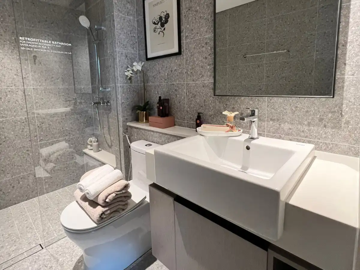 ĐẮM CHÌM TRONG KHÔNG GIAN PHÒNG TẮM SANG TRỌNG TẠI CĂN HỘ CAO CẤP LUMI HÀ NỘI