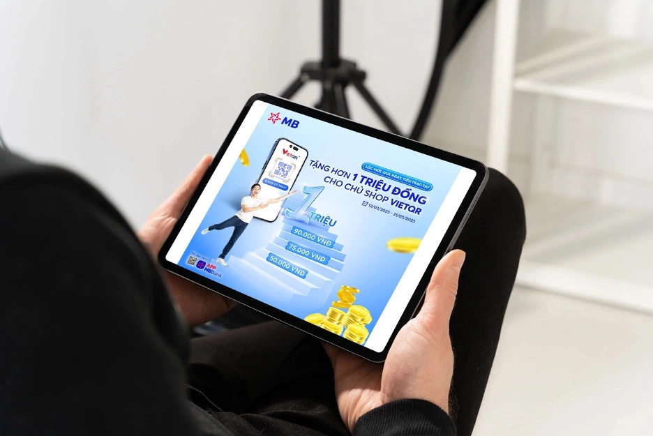 MB đồng hành cùng tiểu thương chuyển đổi số với VietQR