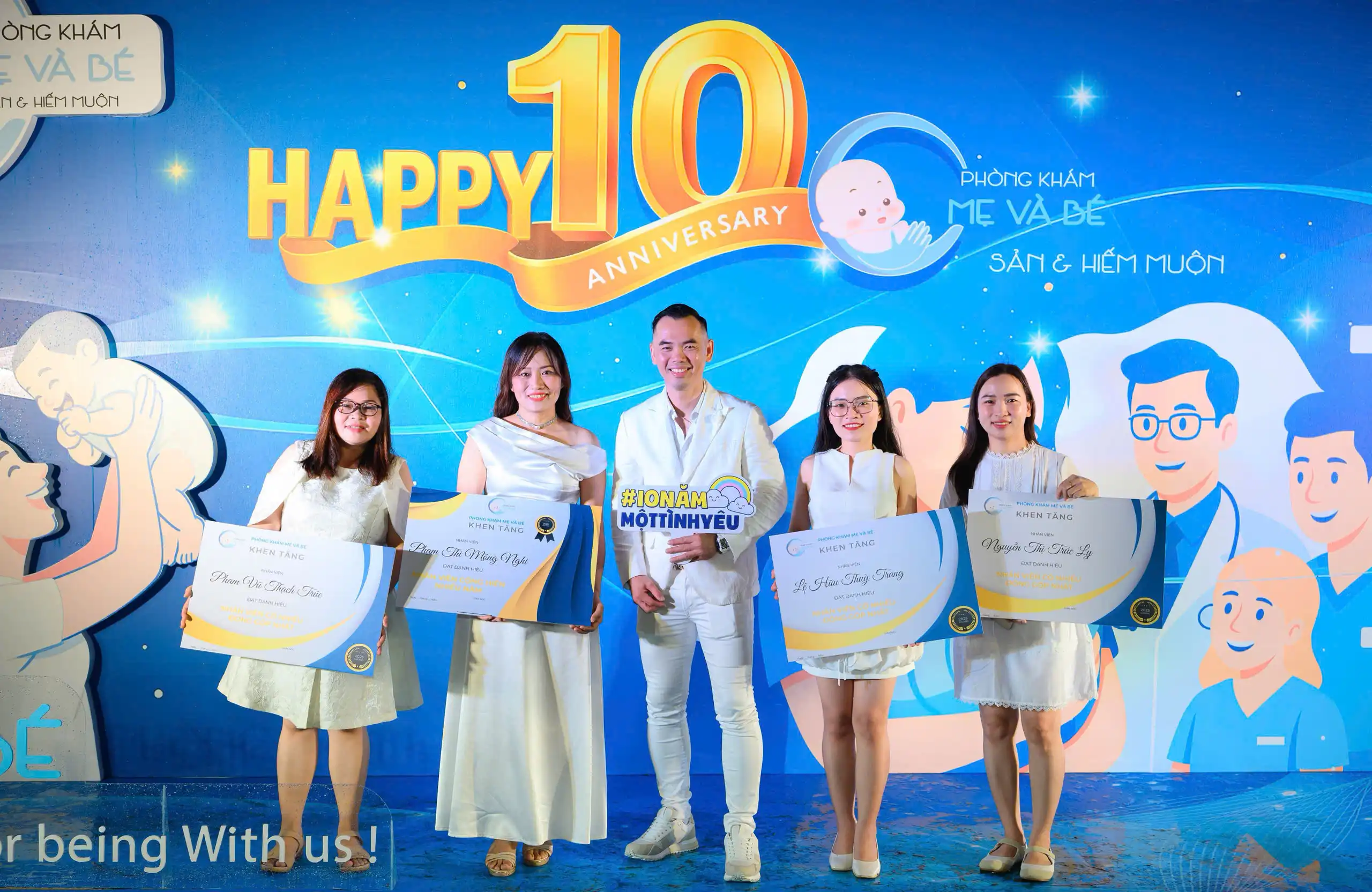 Phòng khám Mẹ và Bé kỷ niệm 10 năm thành lập: Đêm tri ân tại LaGarden Villa