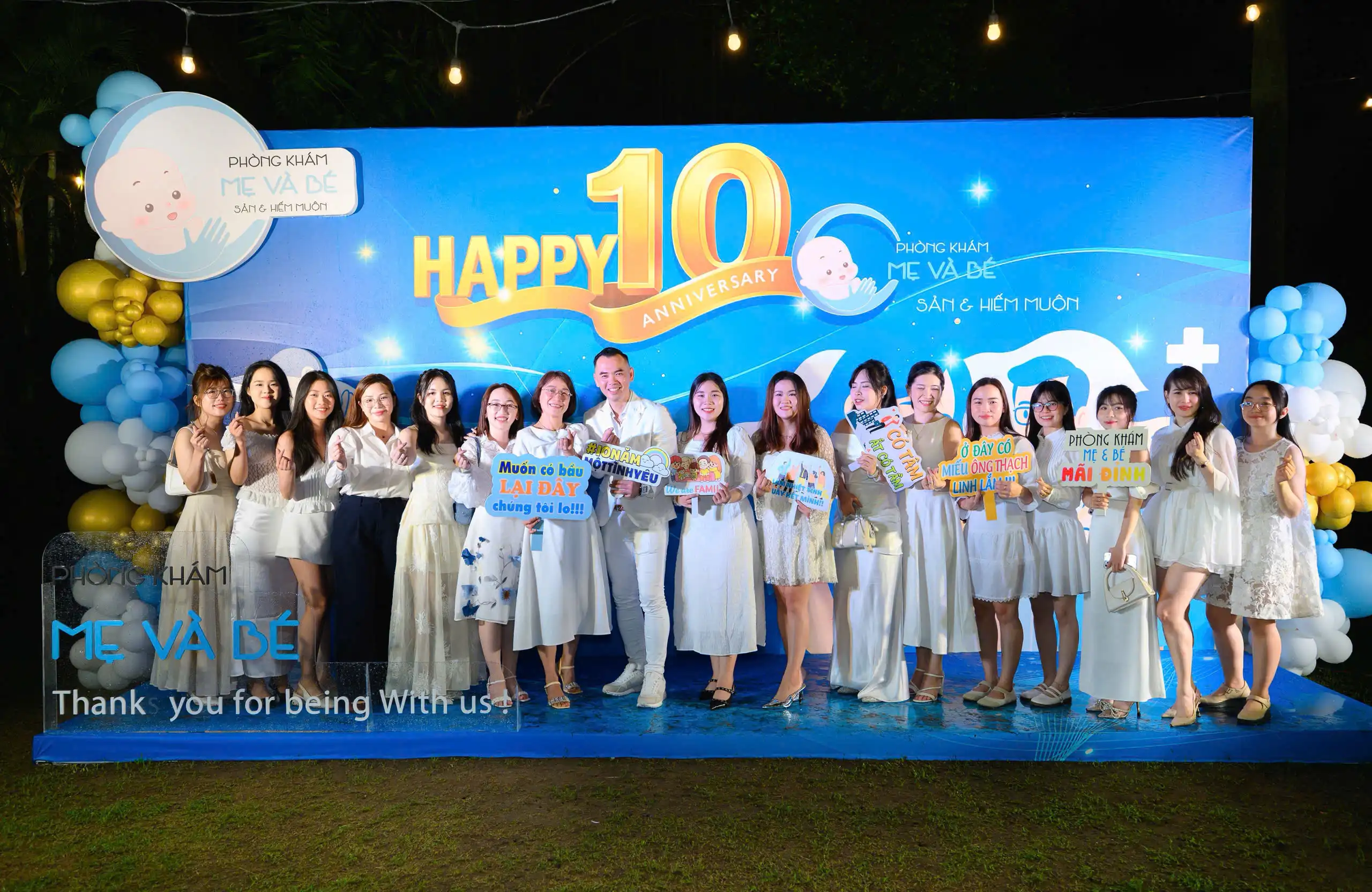 Phòng khám Mẹ và Bé kỷ niệm 10 năm thành lập: Đêm tri ân tại LaGarden Villa