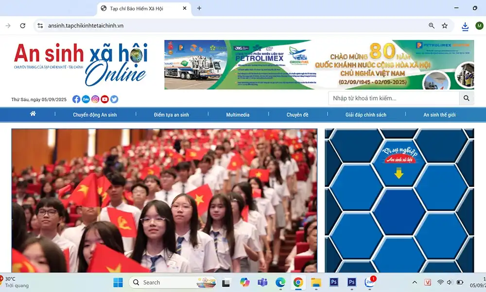 Chuyên trang An sinh xã hội Online chính thức đi vào hoạt động