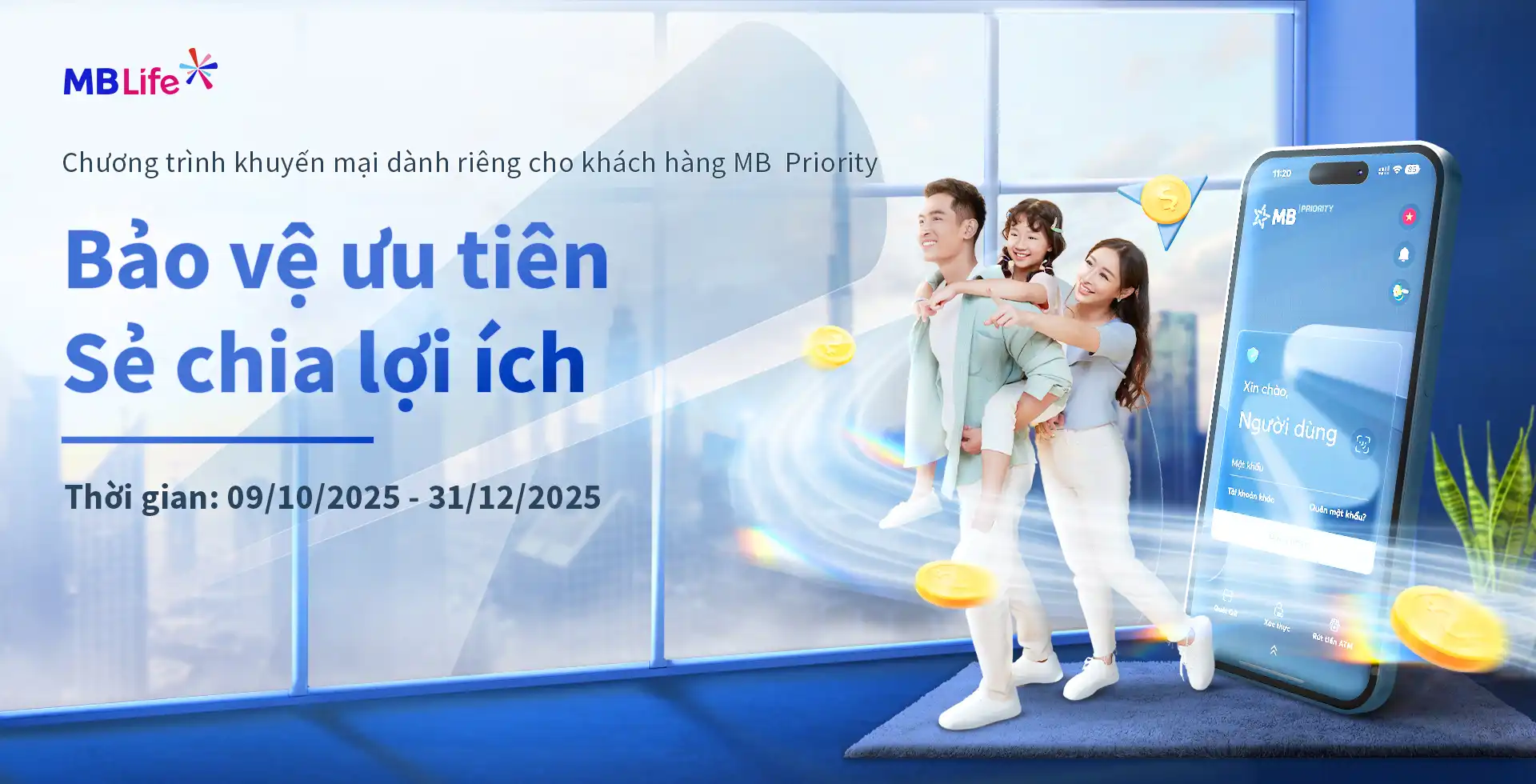 Chương trình khuyến mại: ” Bảo vệ ưu tiên – Sẻ chia lợi ích”