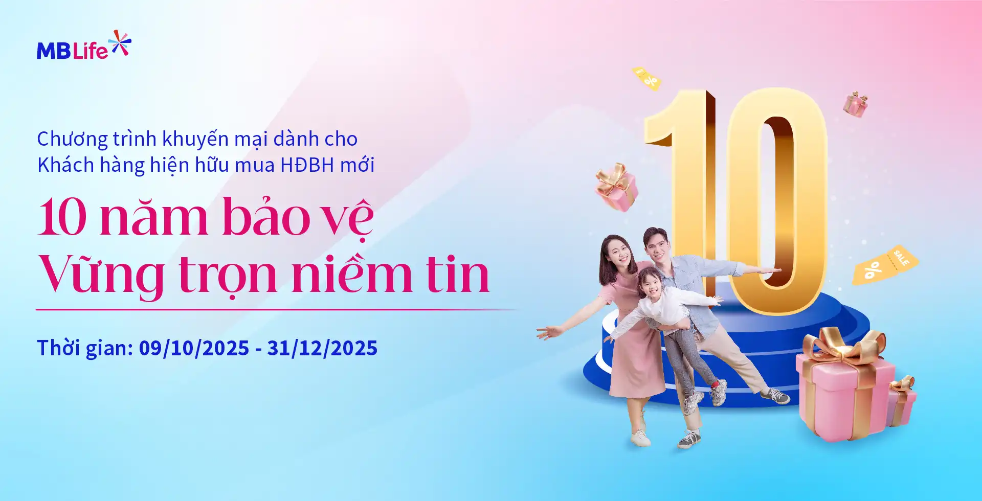 Chương trình khuyến mại: 10 năm bảo vệ – Vững trọn niềm tin