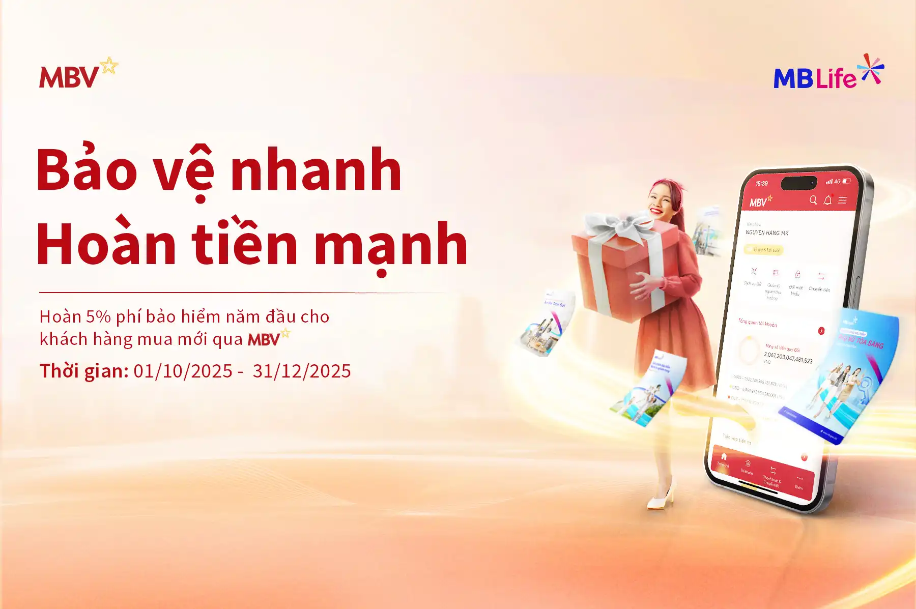 Chương trình khuyến mại: Bảo vệ nhanh – Hoàn tiền mạnh